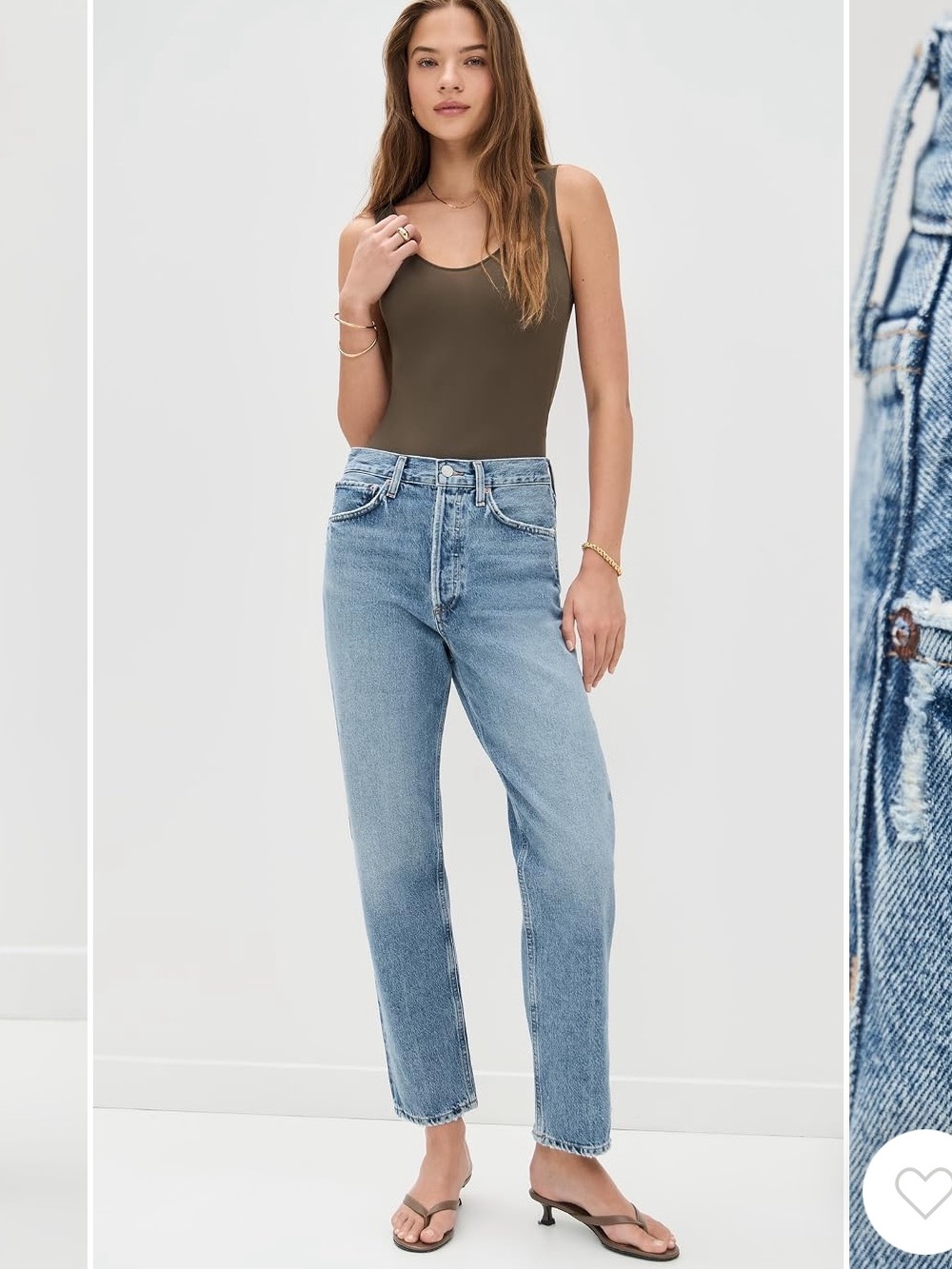 Agolde 90s Mid-rise Straight Jeans in Vault Wash